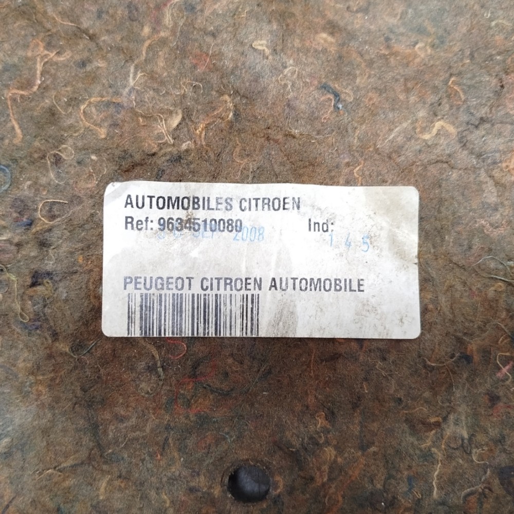 Manta Carpete Inferior Painel Esquerdo Peugeot 307 2007 2012 6