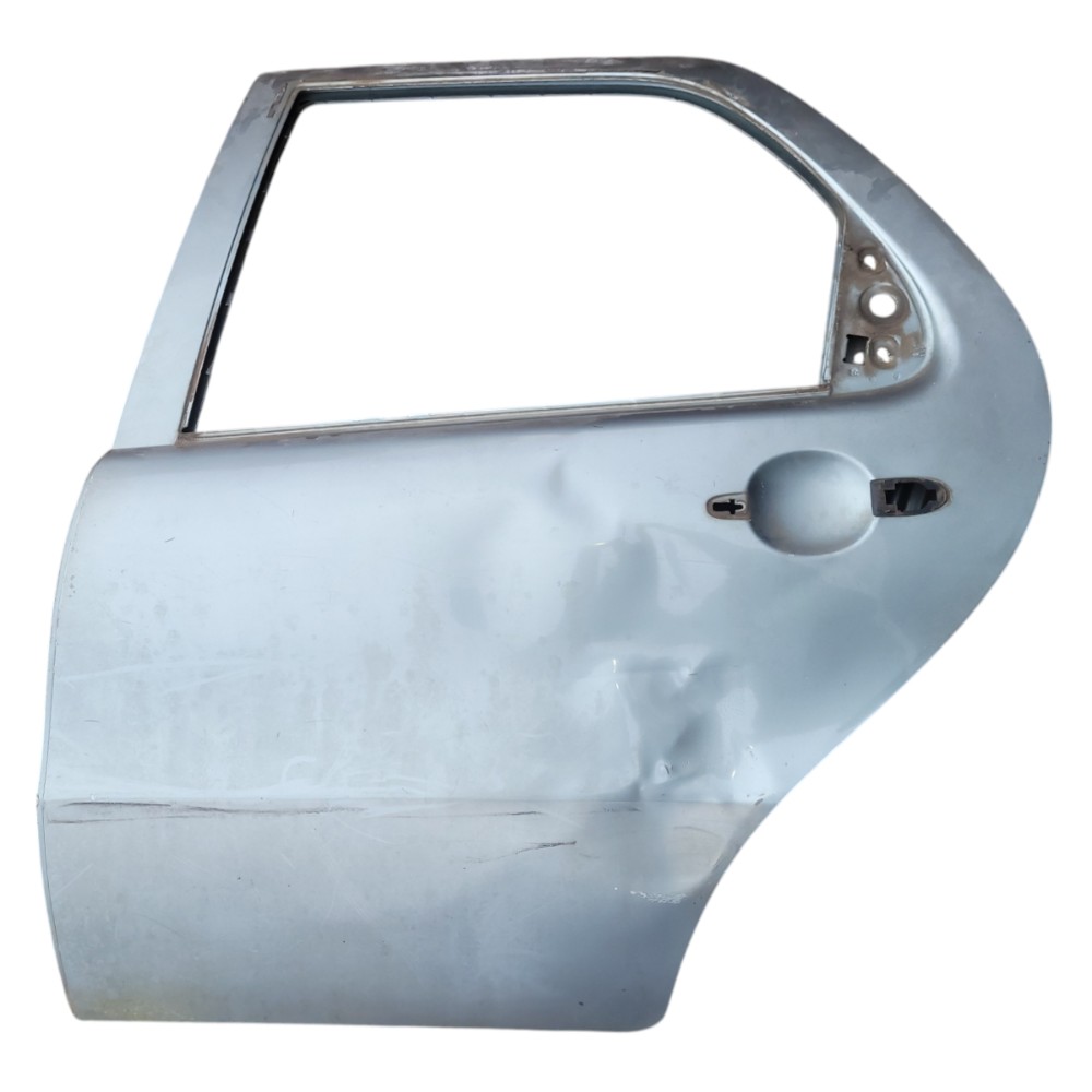 Porta Traseira Esquerda Fiat Palio 2002 2003 2004 2005 2010 Traseira Esquerda Prata