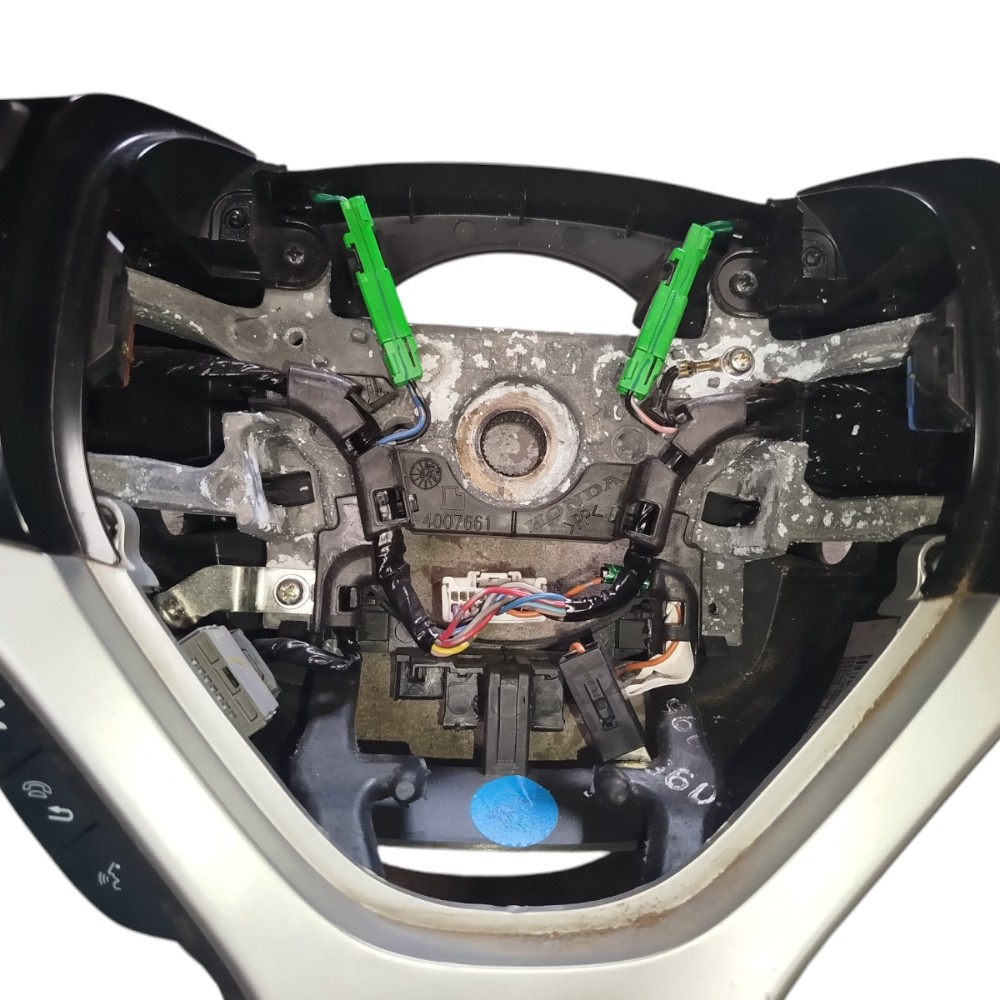 Volante Com Comandos Honda Civic Fit 2012 2013 2014 2016 Preto 8