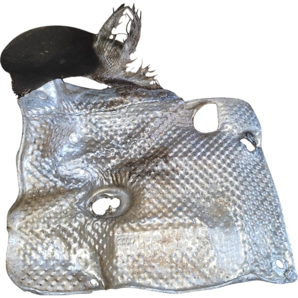Defletor Calor Coxim Motor Audi A4 Vw Passat Alemão 1996/05 Prata 3