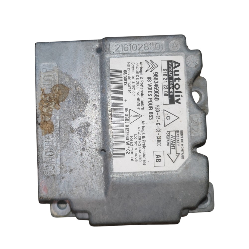 Módulo Central Airbag Citroen c4 Hatch 2008 2009 2010 2012
