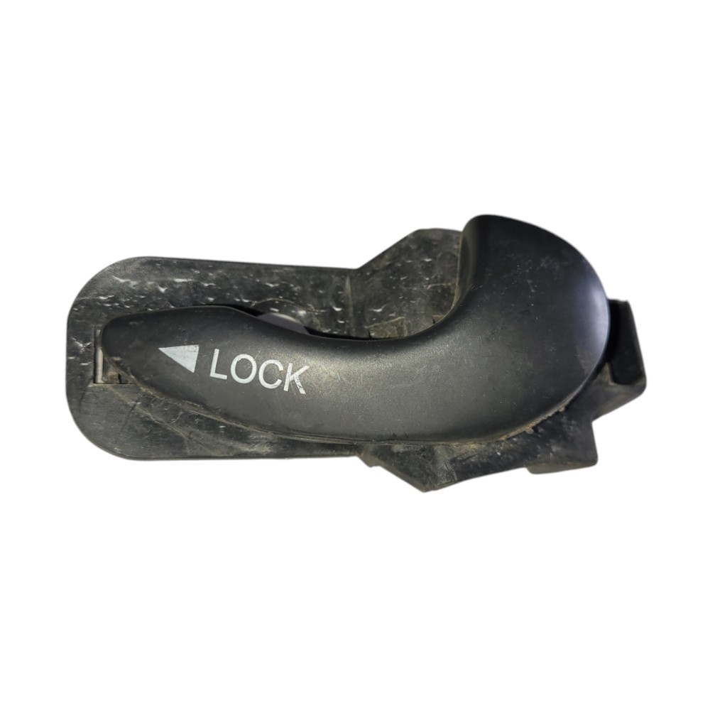 Maçaneta Interna Porta Esquerda Corsa Pick Up 1994 1995 2002 Prata Dianteira 1