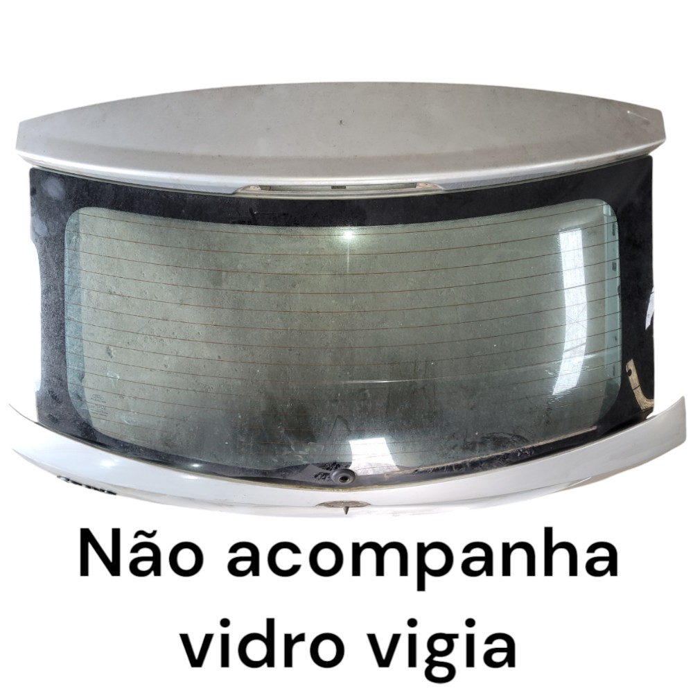 Tampa Traseira Ford Focus Hatch 2001 2002 2003 2004 2008 Prata 2