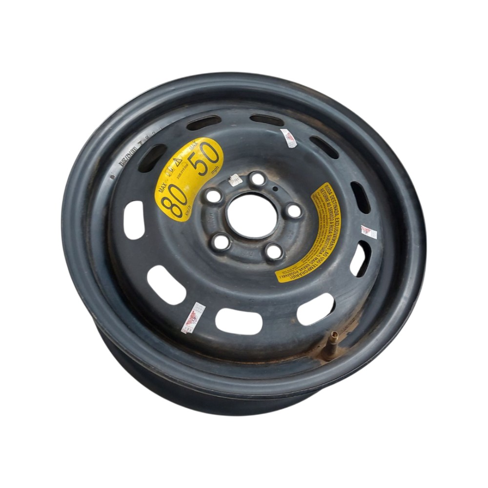 Roda Ferro Aro 14 Volkswagen Gol Fox Preto 2