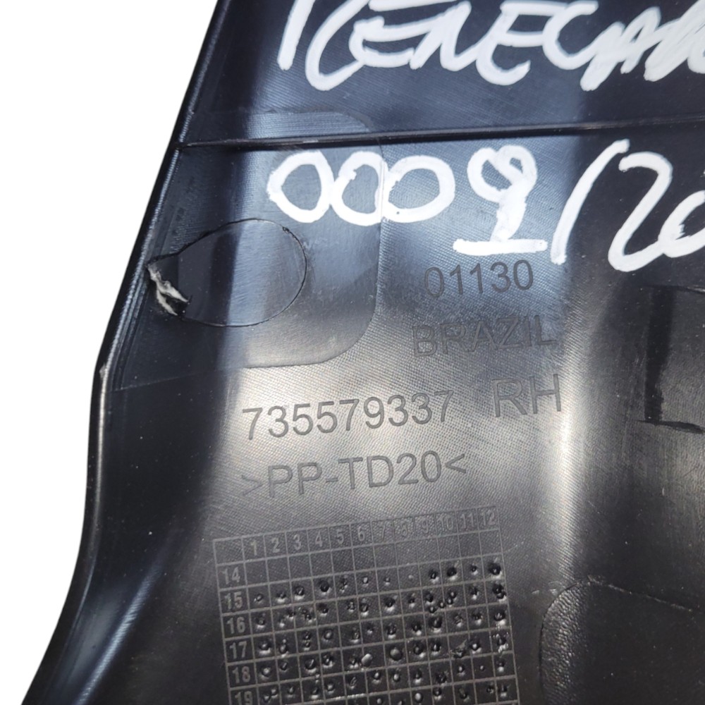 Soleira Traseira Direita Jeep Renegade 2015 2016 2017 2025 Preto 6