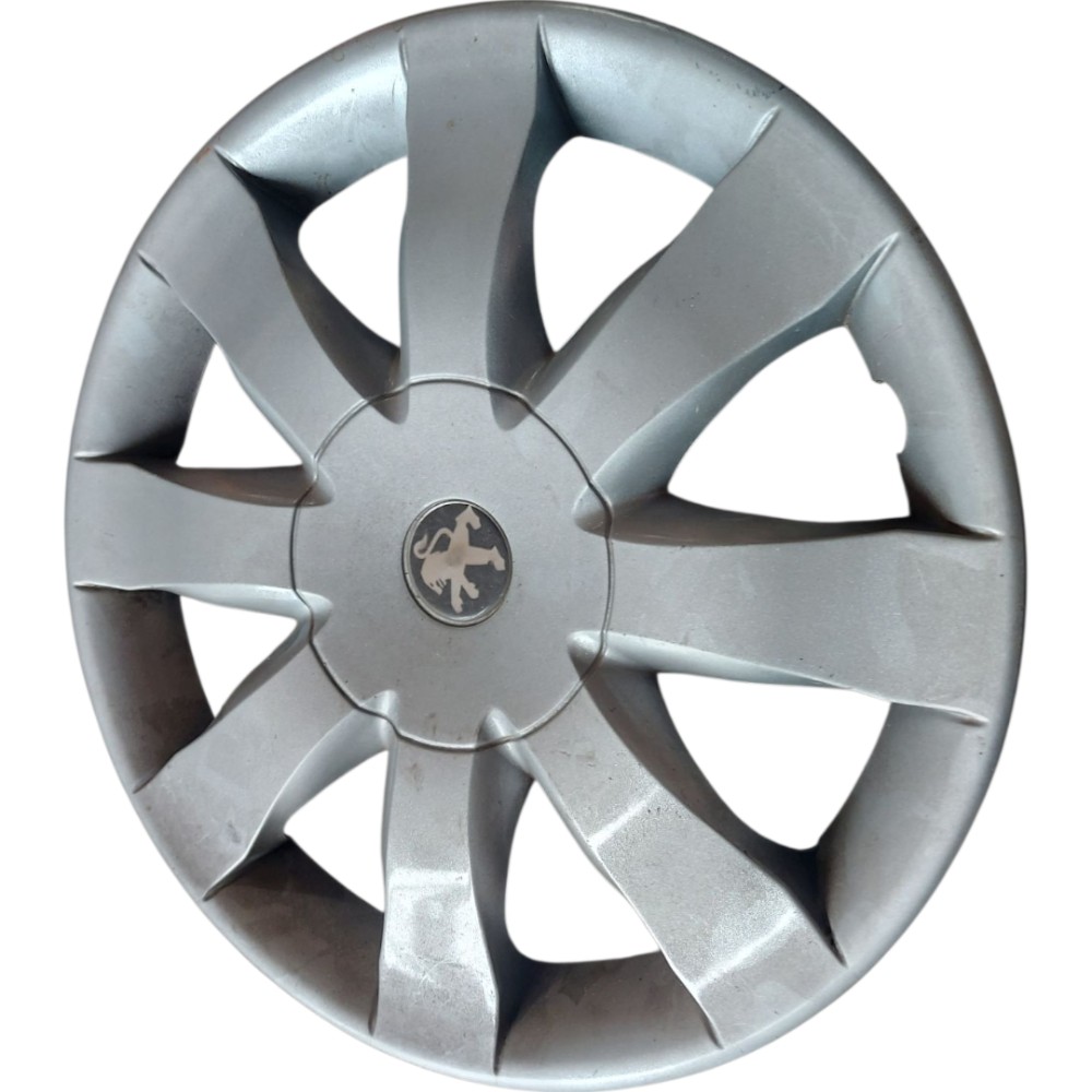 Calota Roda Peugeot 208 308 206 2008 2012 2016 2020 Prata 5