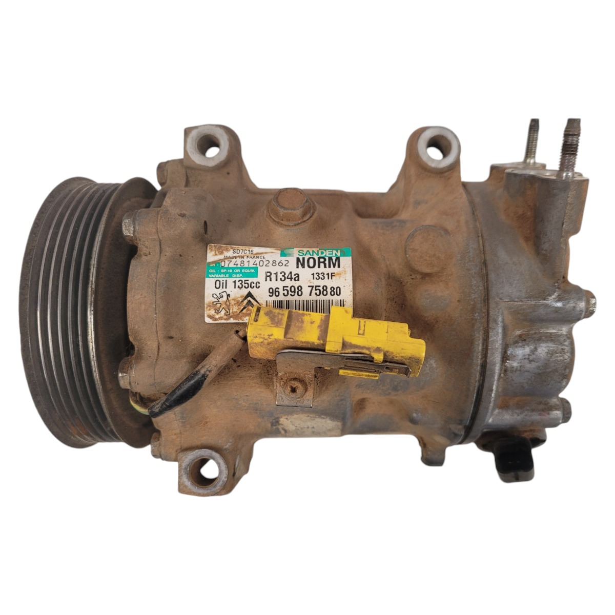 Compressor Peugeot 307 Citroen C4 Picasso Sanden 9659875880 1