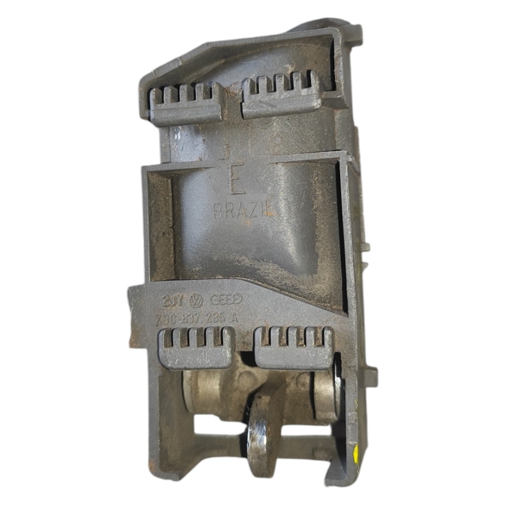 Maçaneta Interna C/ Moldura Vw Gol Quadrado Santana Quantum Prata Dianteira/traseira 3