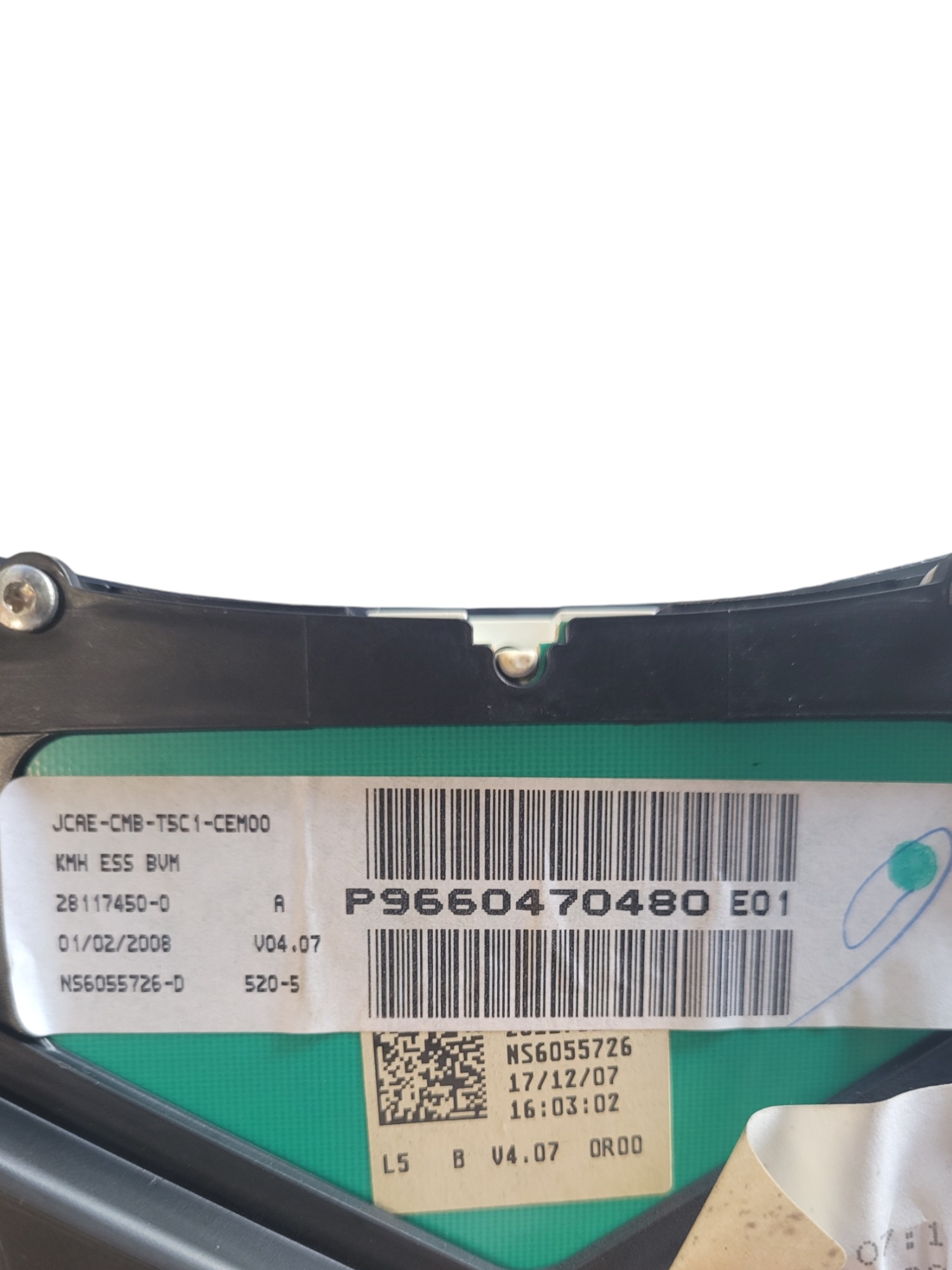 Painel Instrumentos Velocimetro Rpm Peugeot 307 9660470480 Preto 8