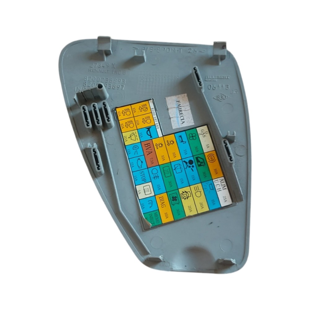 Tampa Caixa Fusíveis Interna Renault Clio 2001 2003 2008 4