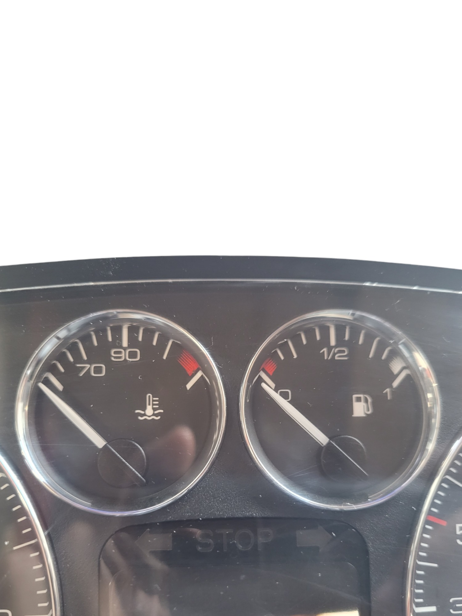 Painel Instrumentos Velocimetro Rpm Peugeot 307 9660470480 Preto 4