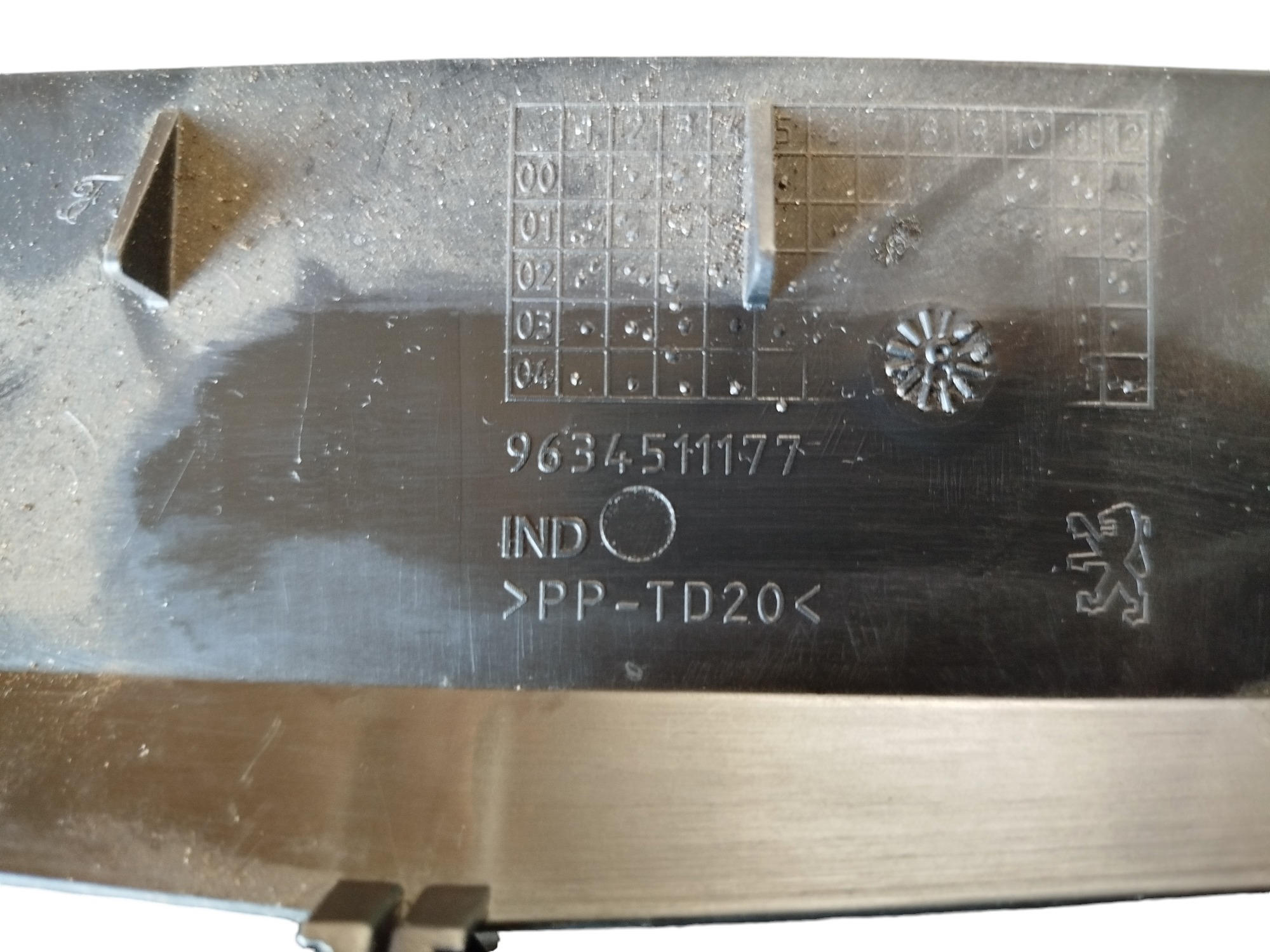 Difusor Ar Central Peugeot 307 2002 2008 2012 9634511177 10