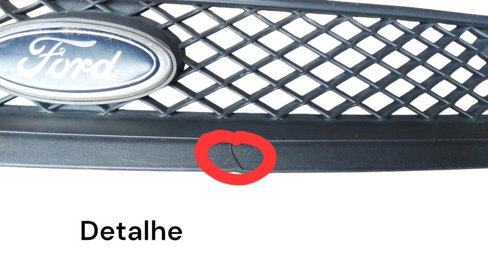 Grade Dianteira Radiador Fiesta 2006 2010 2012 C Detalhe 5