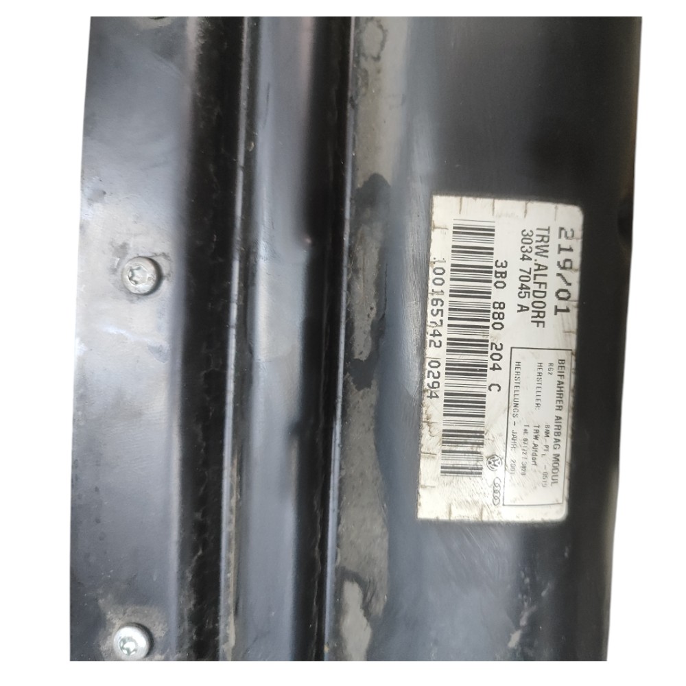 Airbag Passageiro Vw Passat 1.8t 1998 99 2000 2001 2002 2005 Branco 5