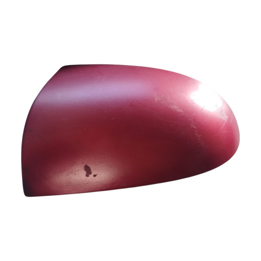 Capa Retrovisor Esquerdo Ford Fiesta 2003 2004 2005 2006 Vermelho 3
