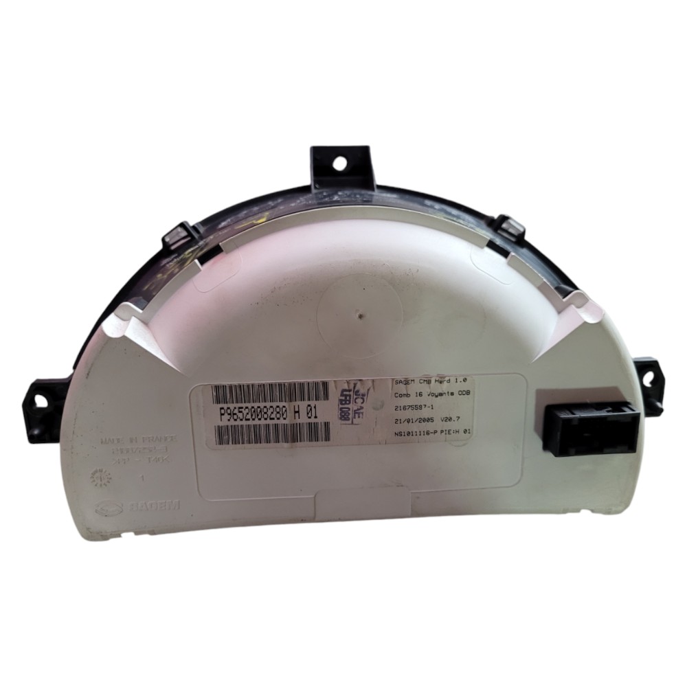 Painel Instrumento Citroen C3 1.4 1.6 2005 2012 P9652008280 Preto 7