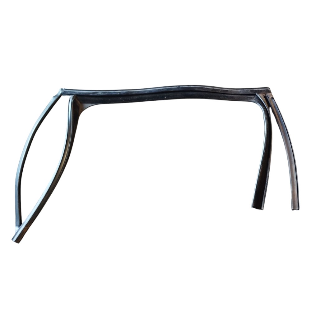 Borracha Canaleta Vidro Traseira Direita Vw Polo 2003 A 2015 Preta