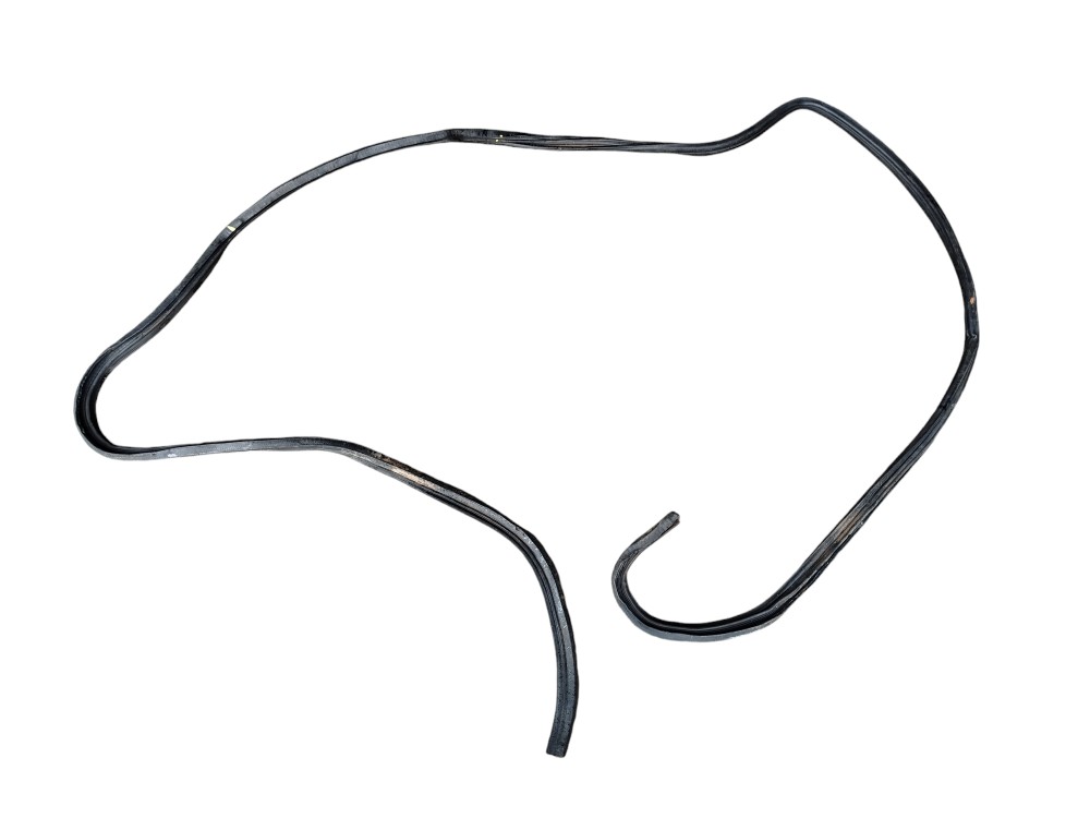 Borracha Porta Dianteira Esquerda Uno Mille Fiasa 2p 2001  Preto 1