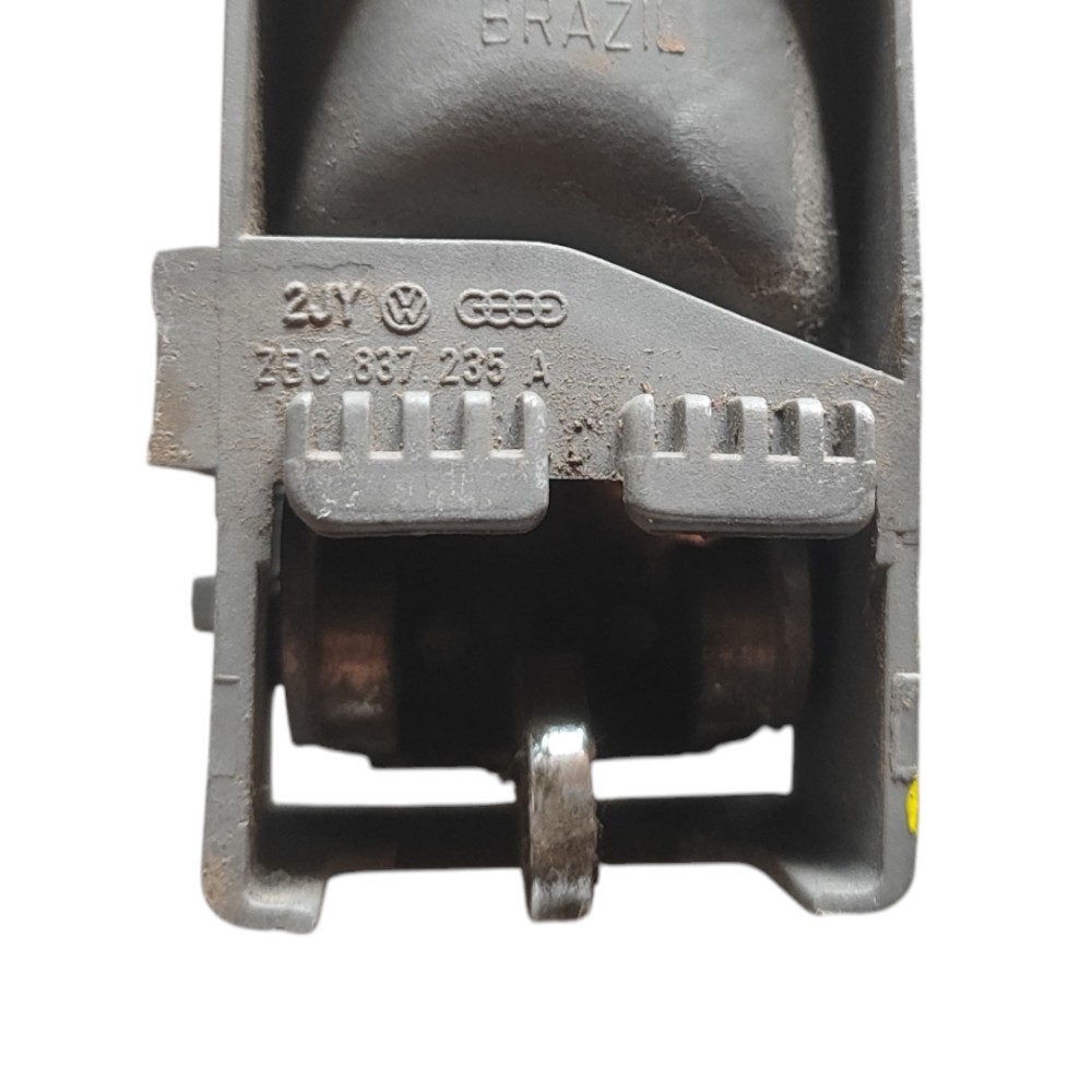 Maçaneta Interna C/ Moldura Vw Gol Quadrado Santana Quantum Prata Dianteira/traseira 6