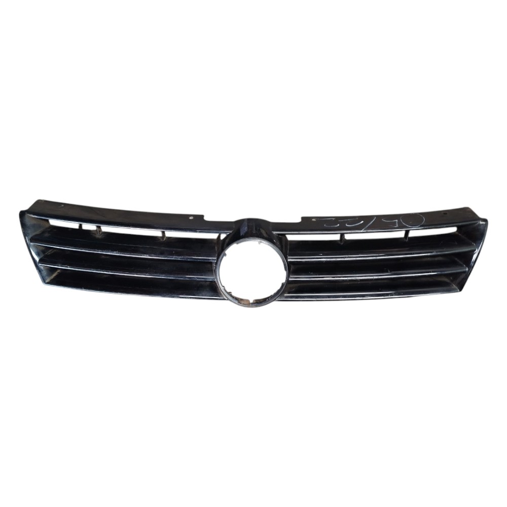 Grade Parachoque Dianteiro Vw Fox Space Cross 2010 A 2015 Preto Plástico