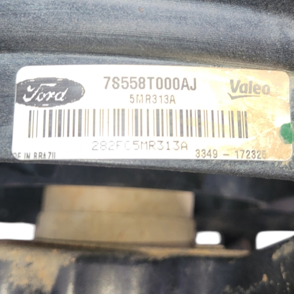 Defletor C/ Ventoinha Ford Ka Fiesta 1.0 2008 2009 2010 2013 6