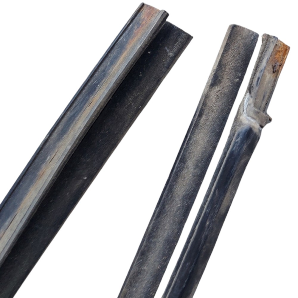 Borracha Vidro Traseiro Direito Ford Fiesta 2002 2008 2012 Preta 2