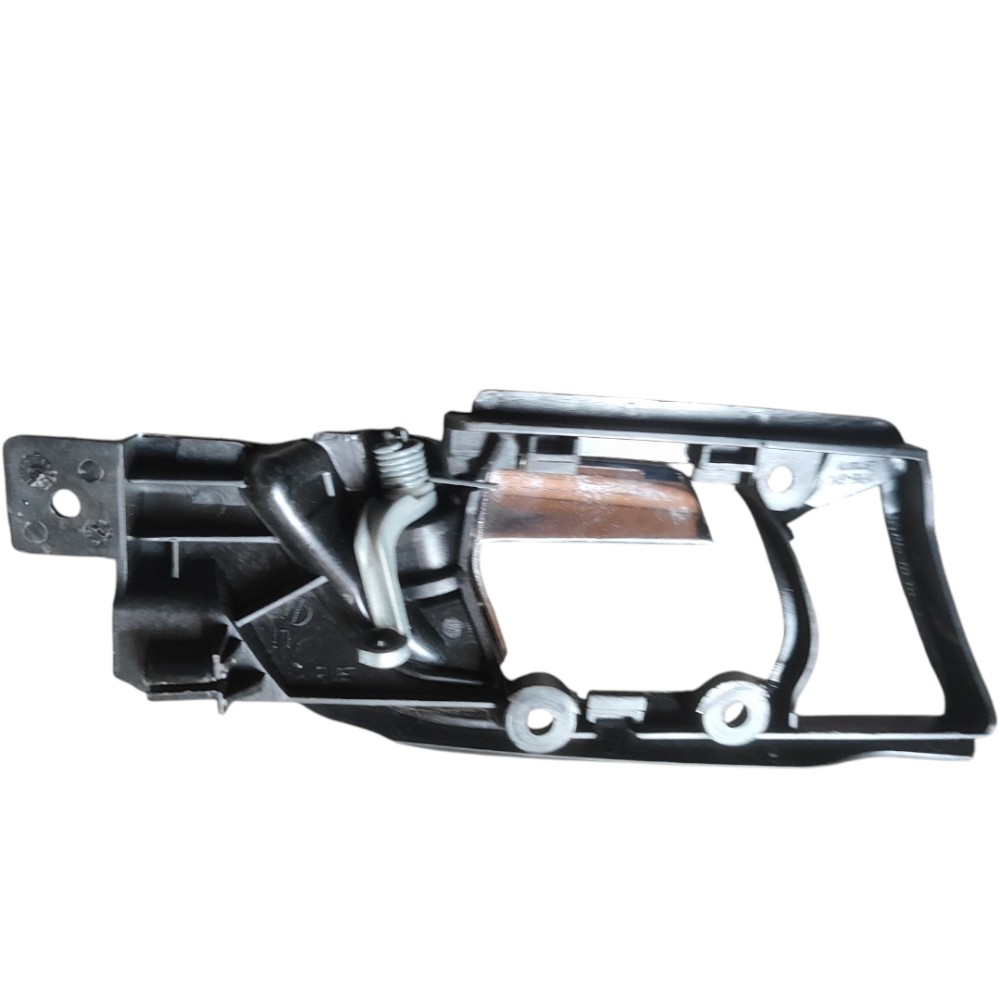 Maçaneta Interna Traseira Vw Polo 2009 2011 2013 2014 Prata Traseira 3