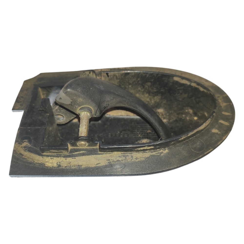 Maçaneta Interna Porta Direita Ford Fiesta Courier 1996 2002 Preto Dianteira/traseira 2