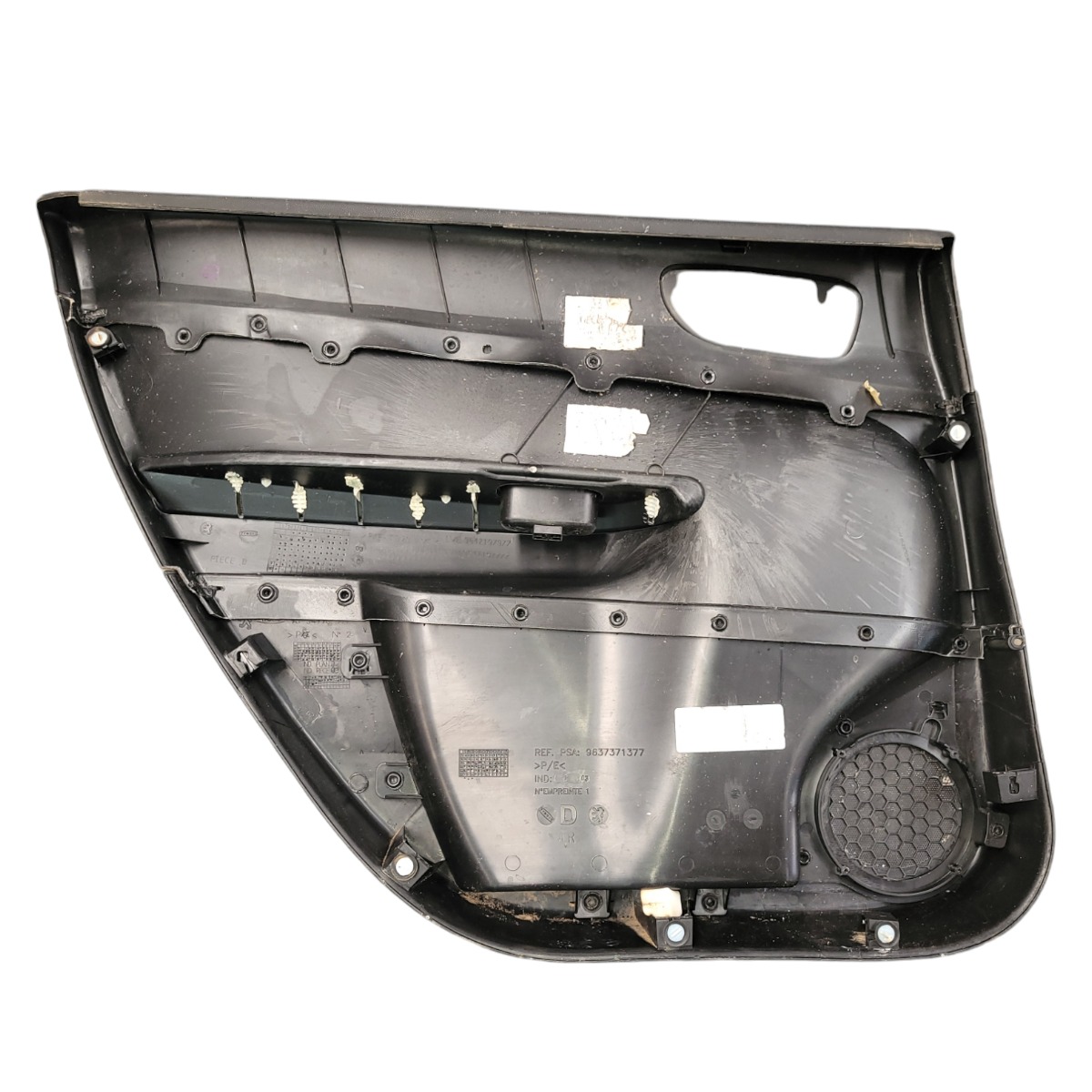 Jogo Forro De Porta Peugeot 307 Sw 2008 2009 2010 2011 2013 Preto 6