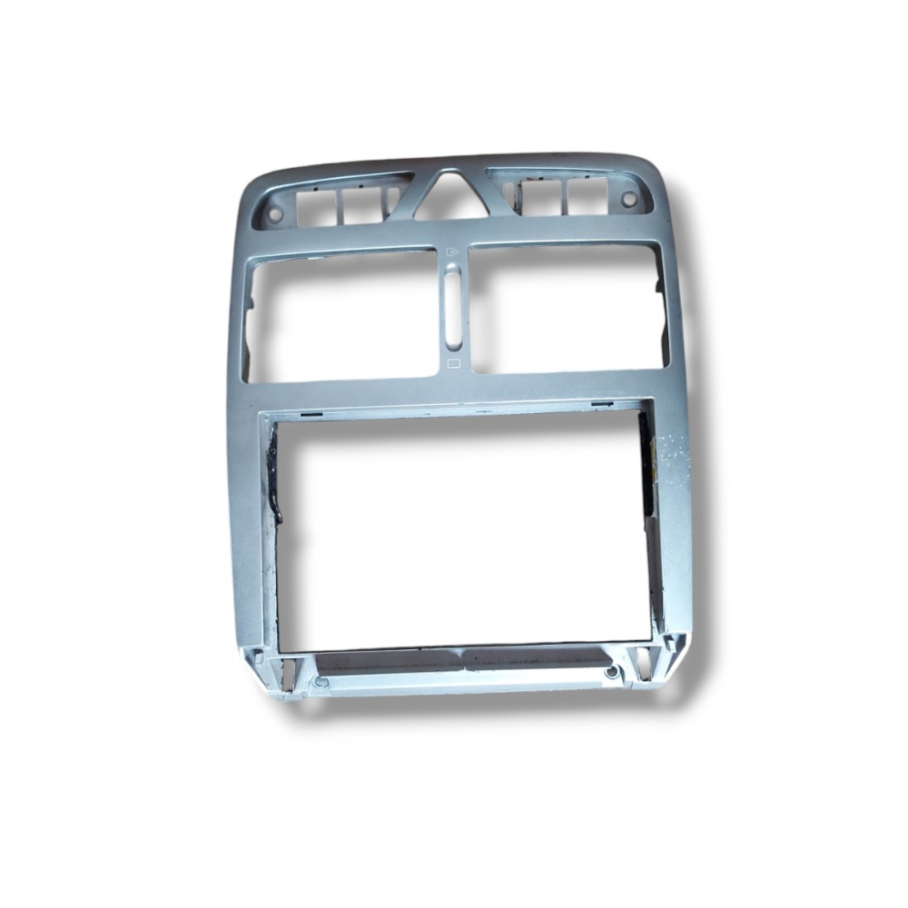 Moldura Painel Central Peugeot 307 2002 2003 2006 2010 2012  Cinza 1