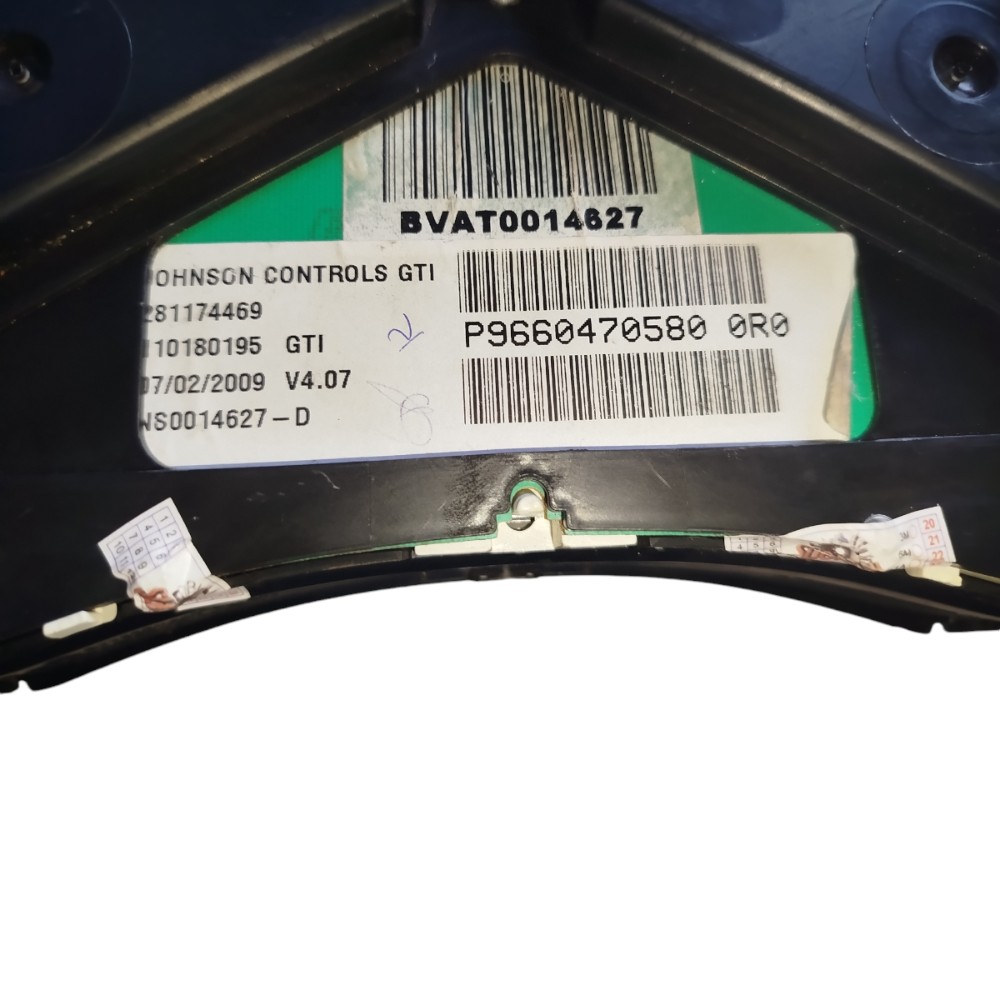 Painel Instrumento Peugeot 307 2.0 216518703 Original Preto 6