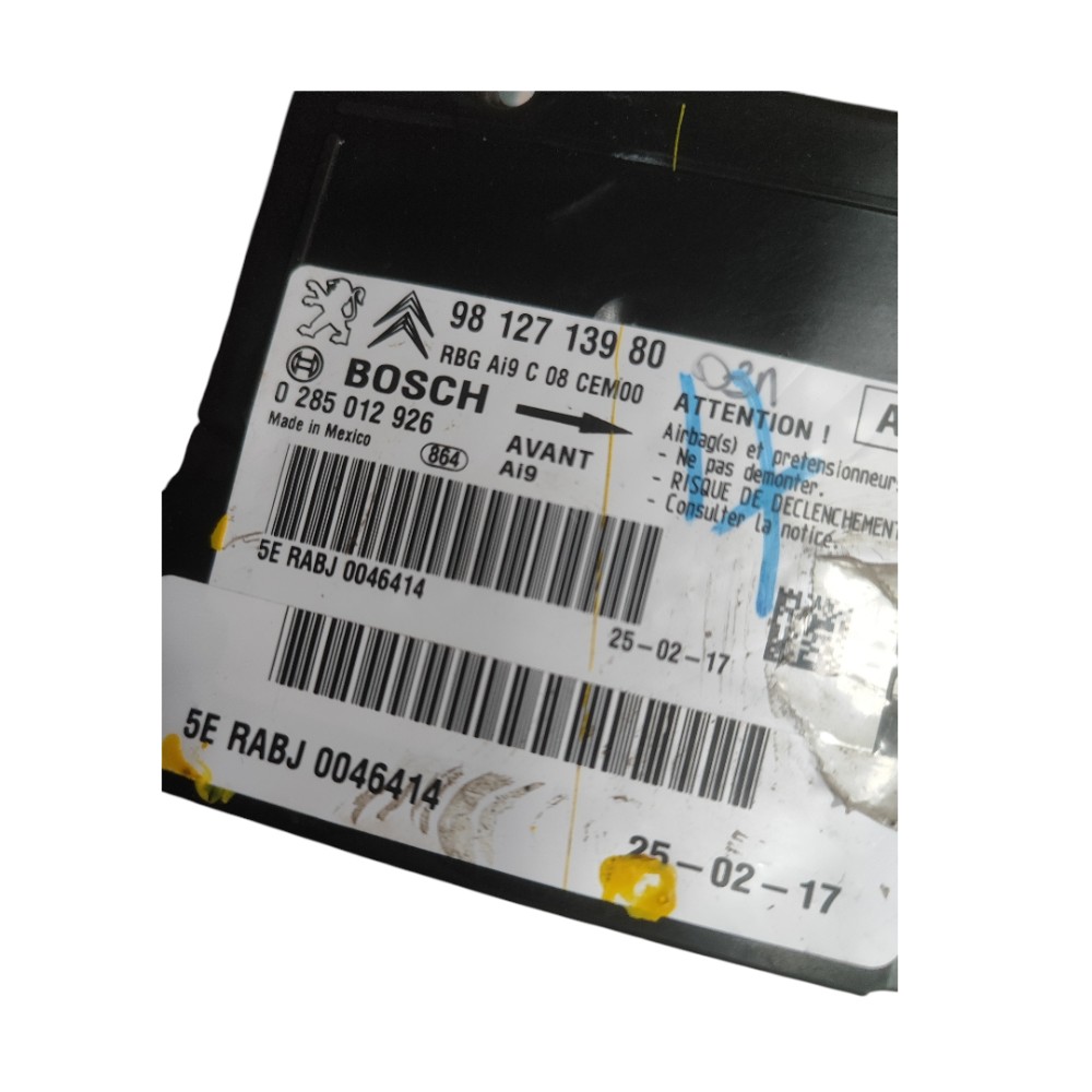 Módulo Airbag Peugeot 208 2014 2015 2016 2017 2018 2019 2020 6
