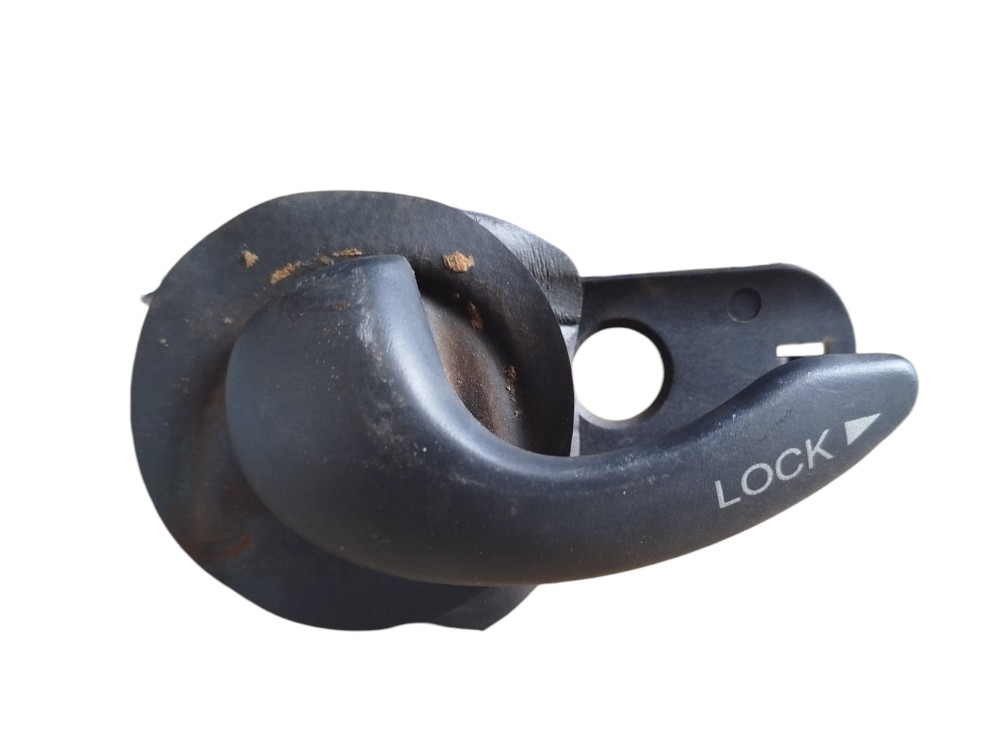 Maçaneta Interna Esquerda Palio Strada Siena 1996 2007  Preto Traseira 3