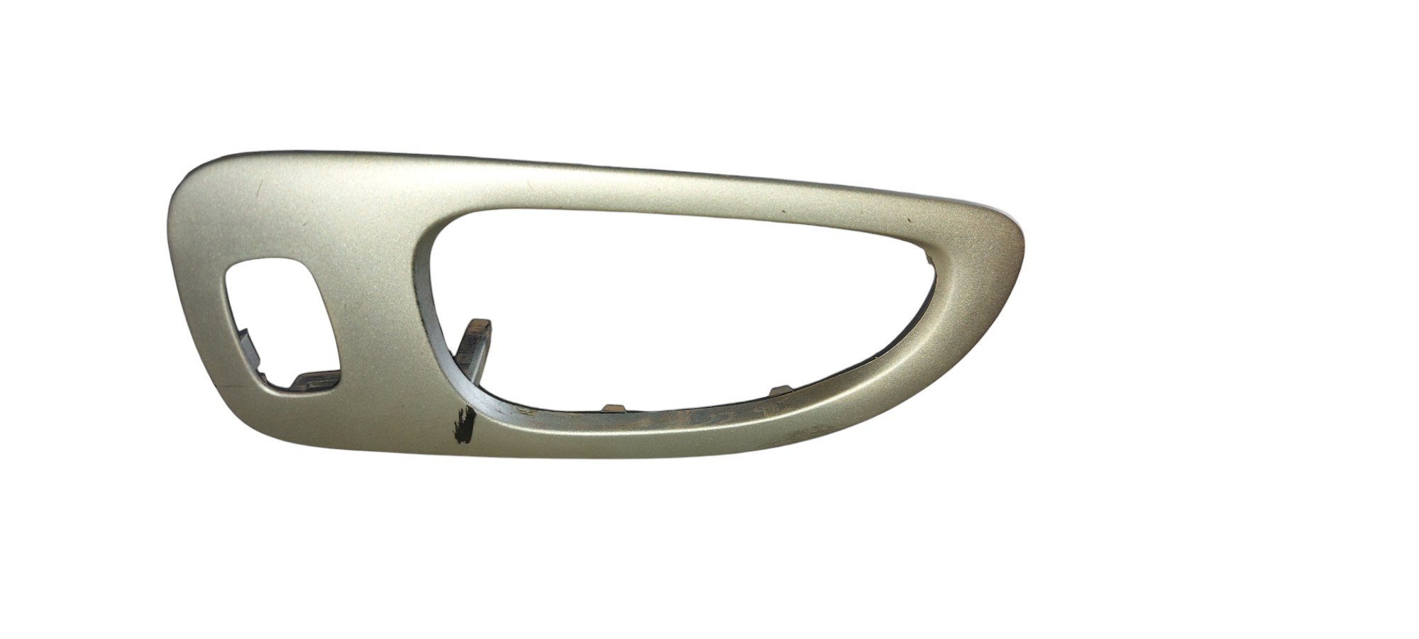Moldura Maçaneta Traseira Direita Peugeot 307 2008 2009 2013 Prata Traseira 2
