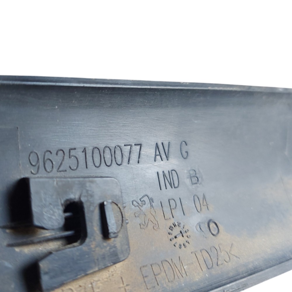 Friso Porta Dianteira Esquerda Peugeot 206 2p 1999 2004 2007 Preta 7