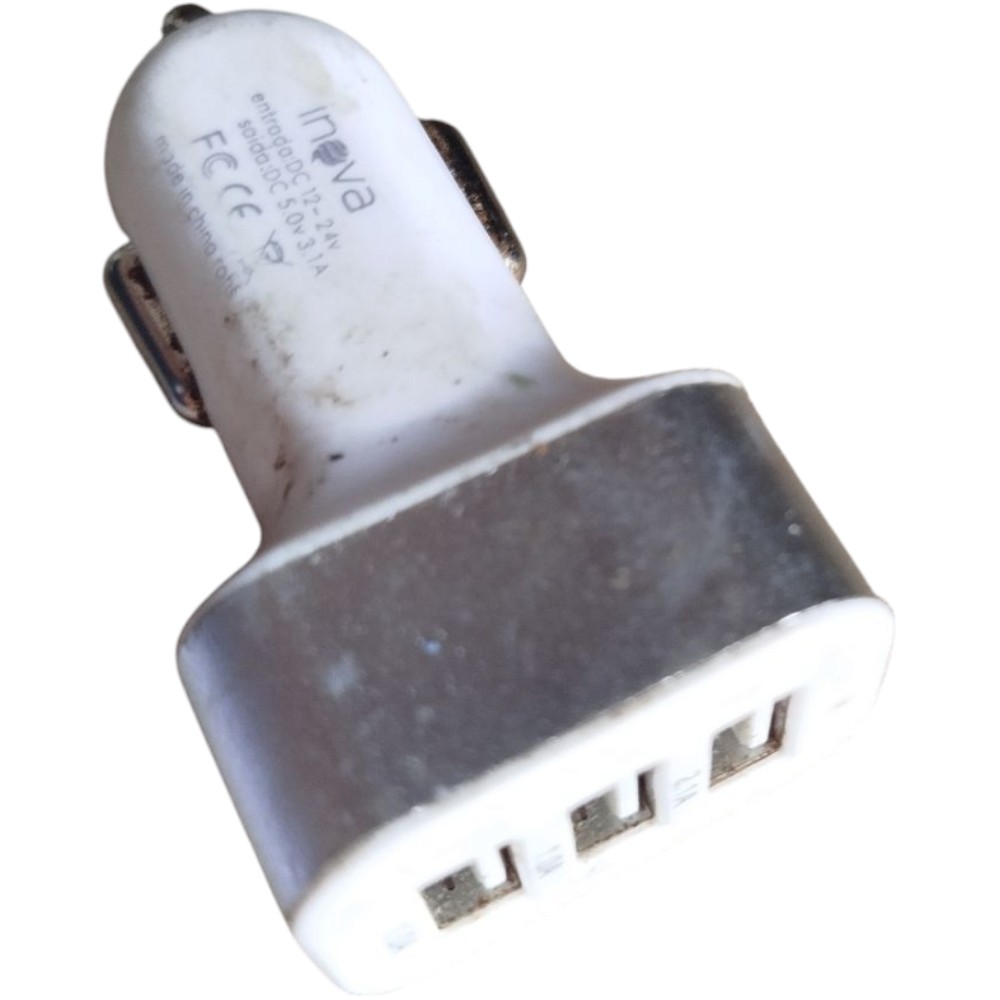 Carregador Automotivo Cinzero 3 Entradas Usb Ford Fiesta 3
