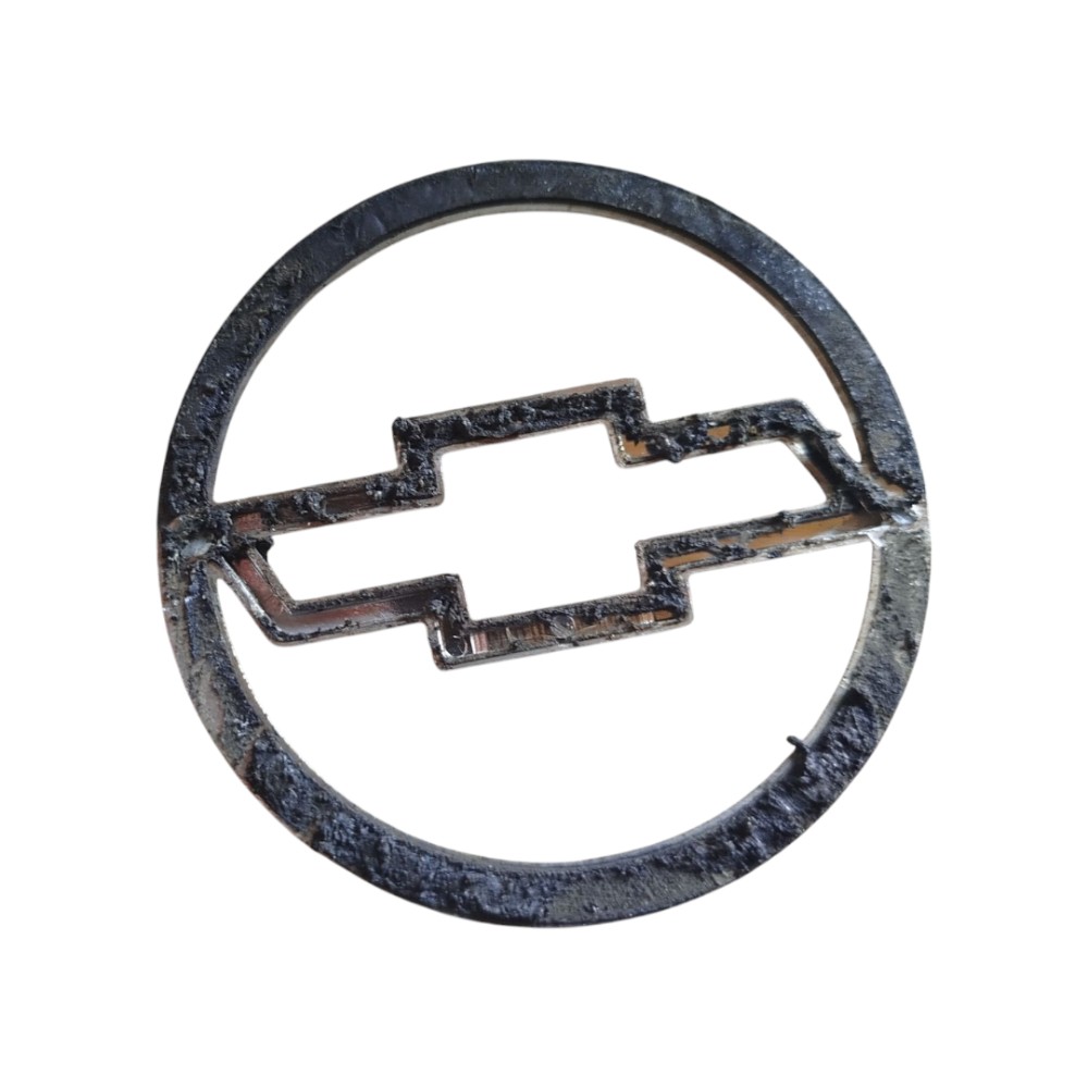 Emblema Tampa Porta Malas Chevrolet Zafira Corsa Montana Prata 4