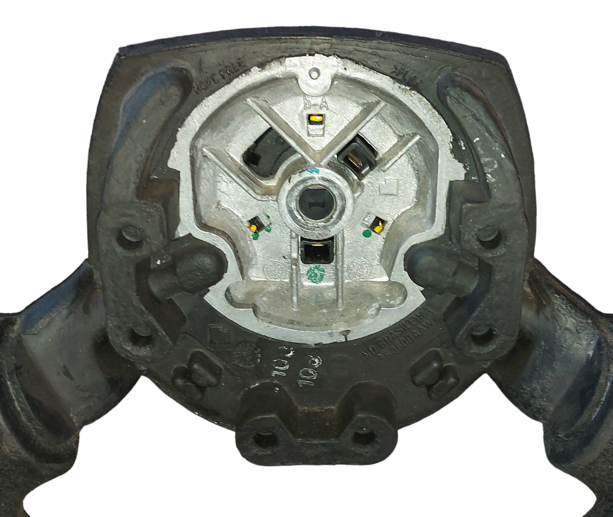 Volante Direçao Ford Fiesta Ka 2008 2009 2010 2011 2012 2013 Preto 2