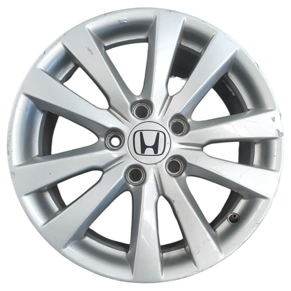 Jogo De Rodas Aro 16 Honda Civic 2012 2013 2014 2015 2016 Prata 5