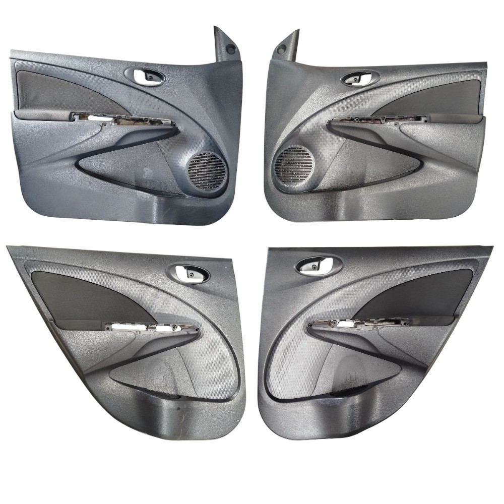 Jogo Forro De Porta Toyota Etios Sedan Platinum 2013 2021 Preto