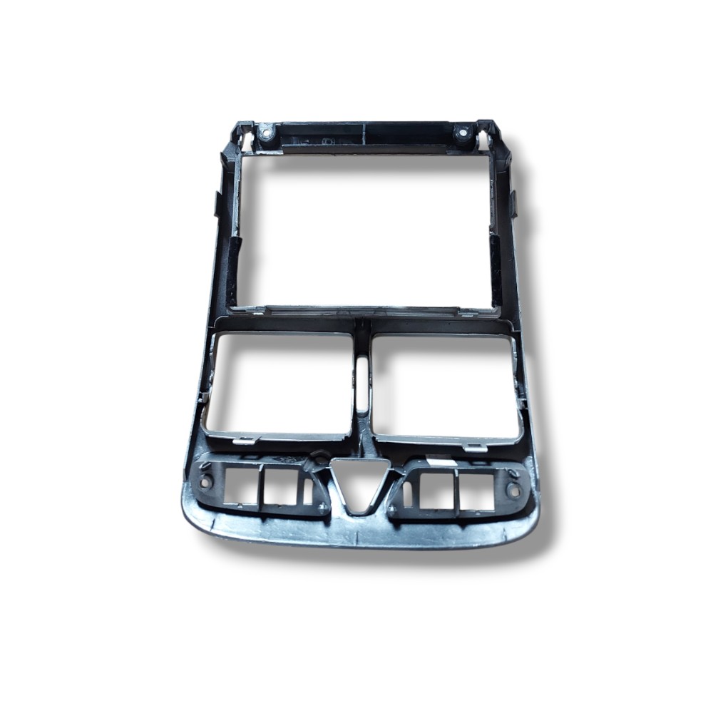 Moldura Painel Central Peugeot 307 2002 2003 2006 2010 2012  Cinza 10