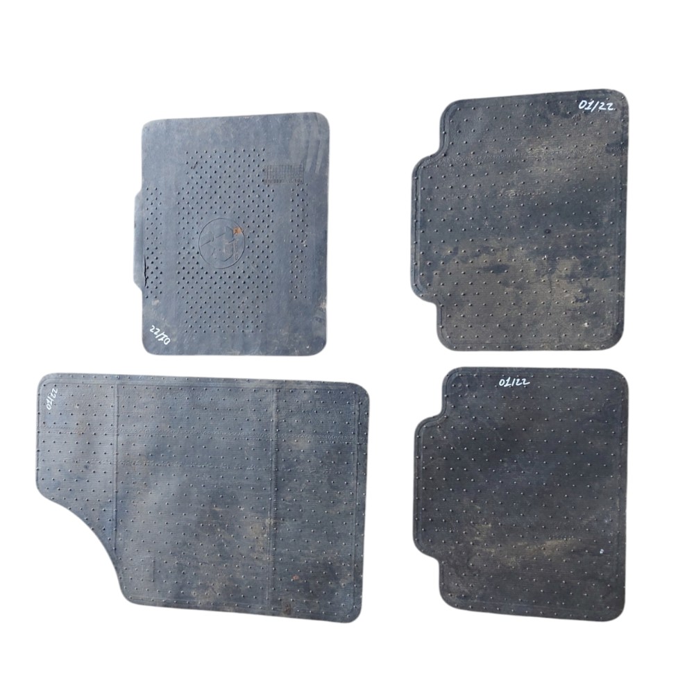 Jogo De Tapetes Peugeot 206 2000 2001 2003 2008 Original Preto 2