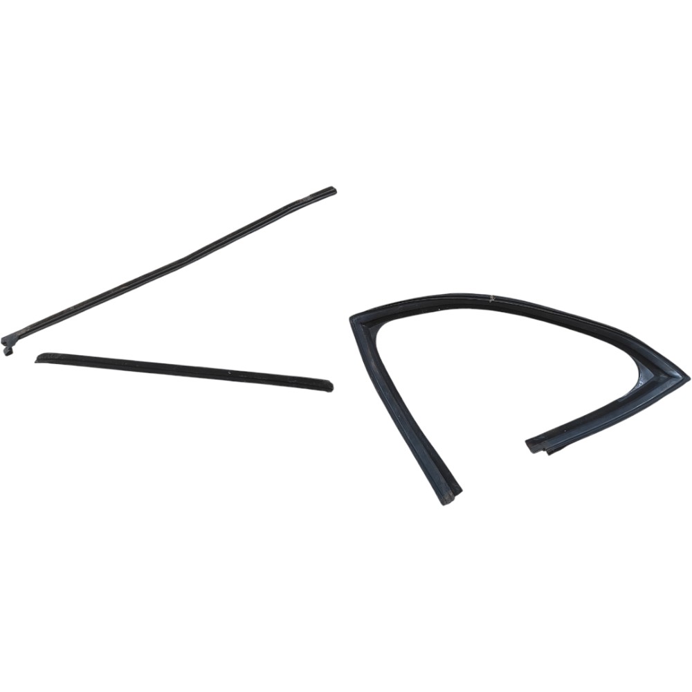 Kit Borracha Pestanas Vidro Citroen C4 2008 2010 2012 2014 Preto