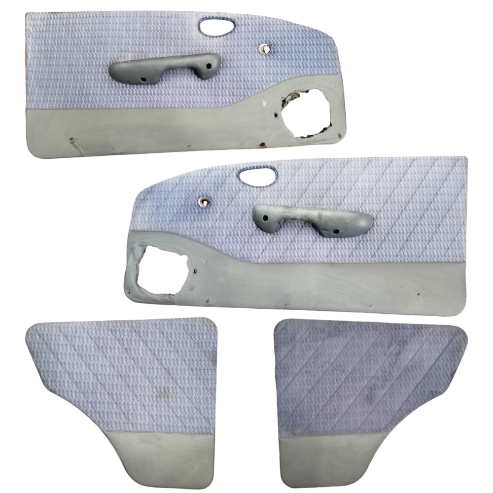 Jogo Forros De Porta Fiat Palio 2p 1996 1997 1998 1999 2000 Azul 1