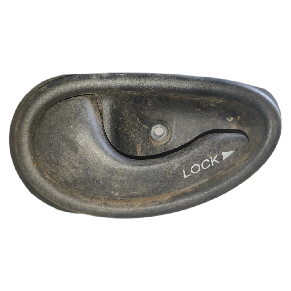 Maçaneta Interna Esquerda Fiat Palio Siena Weekend 1997 2003 Preto Dianteira/traseira 1