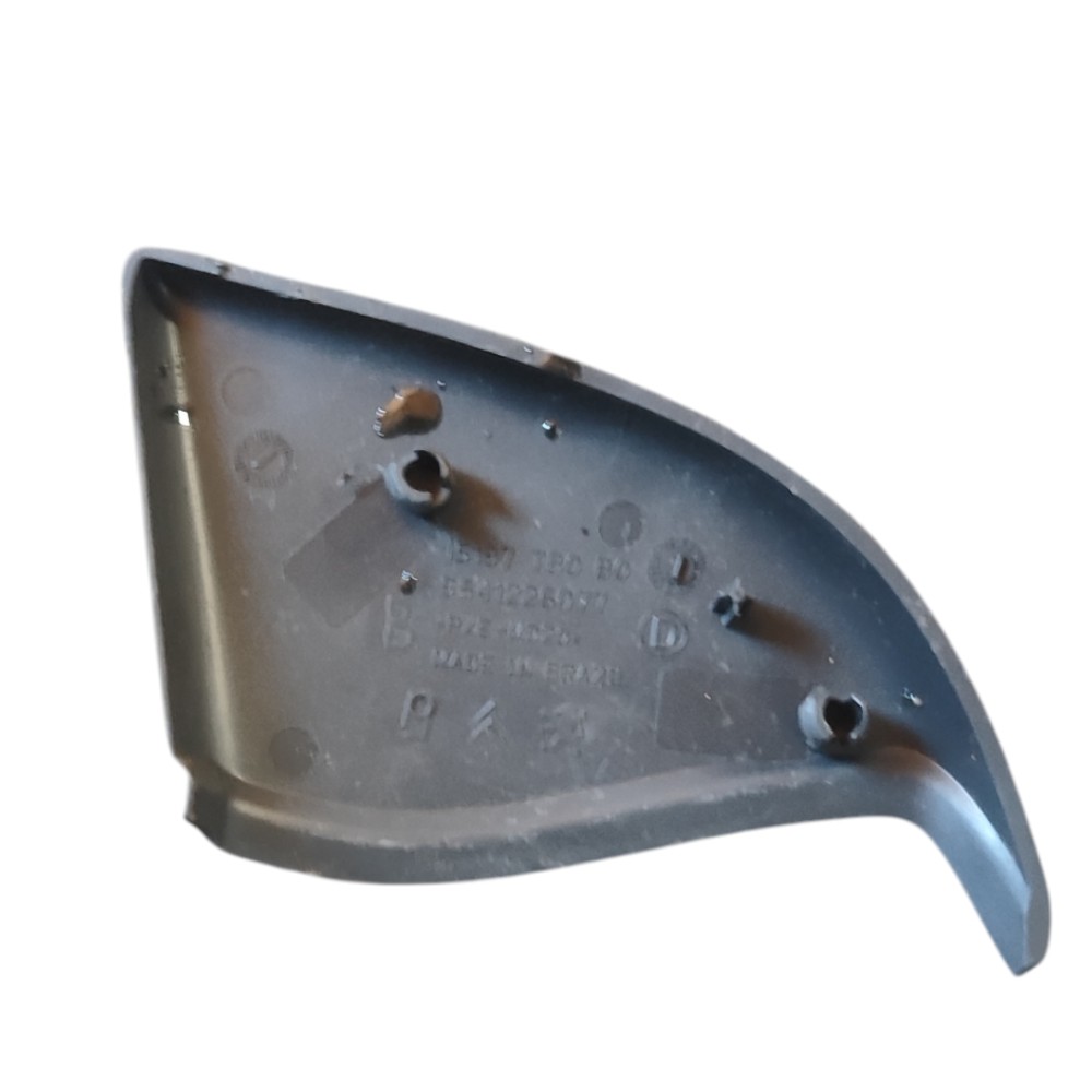 Moldura Retrovisor Direito Citroen C3 2004 2005 2006 2012 Preto