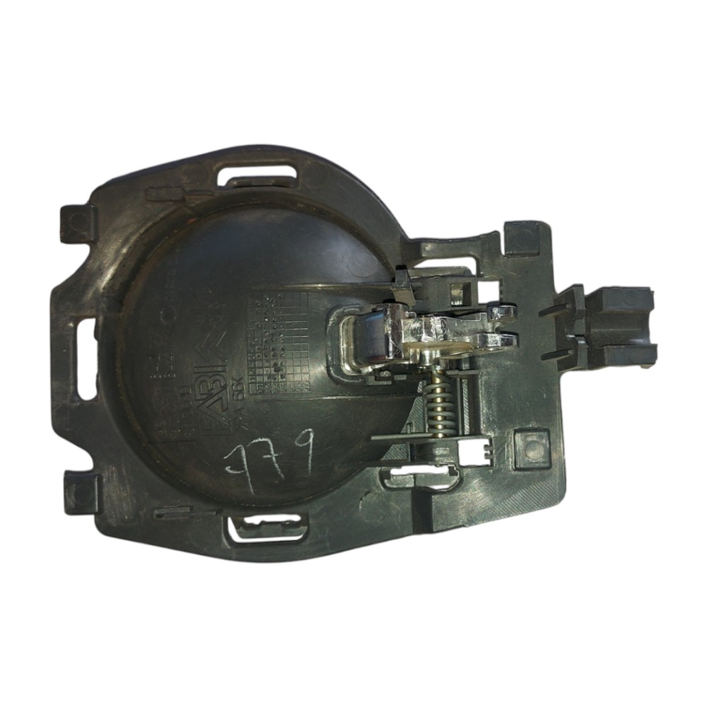 Maçaneta Interna Traseira Direita Citroen C3 2003 2004 2012 Preto Traseira 5