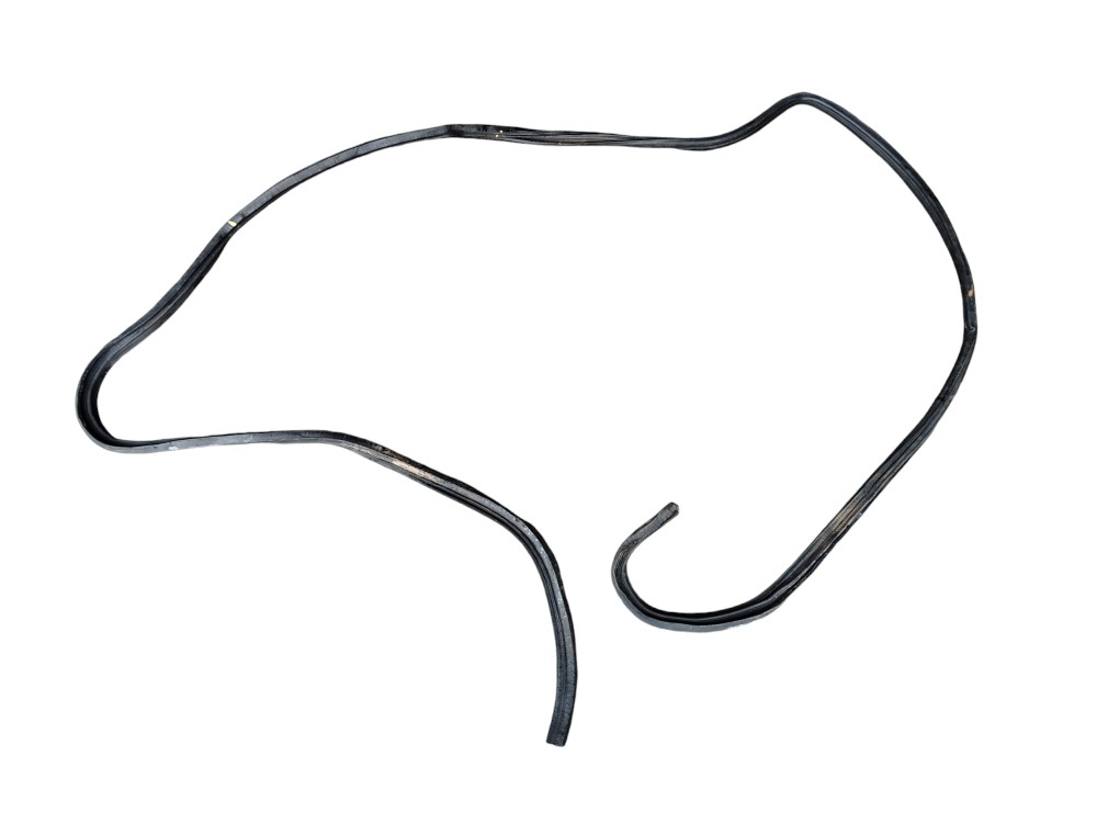 Borracha Porta Dianteira Esquerda Uno Mille Fiasa 2p 2001  Preto 2