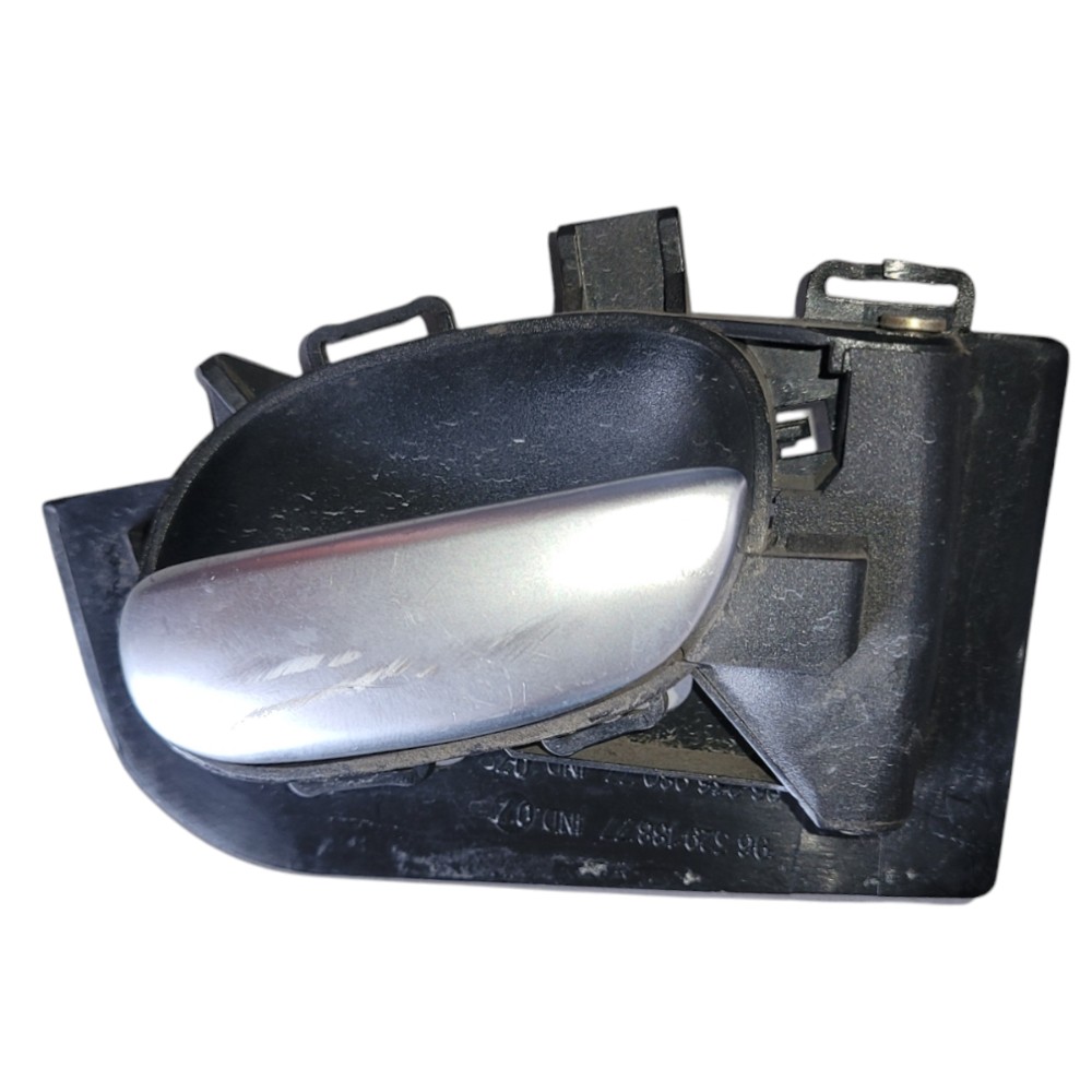 Maçaneta Interna Dant Tras Direita Peugeot 206 207 Original Prata Dianteira/traseira 3