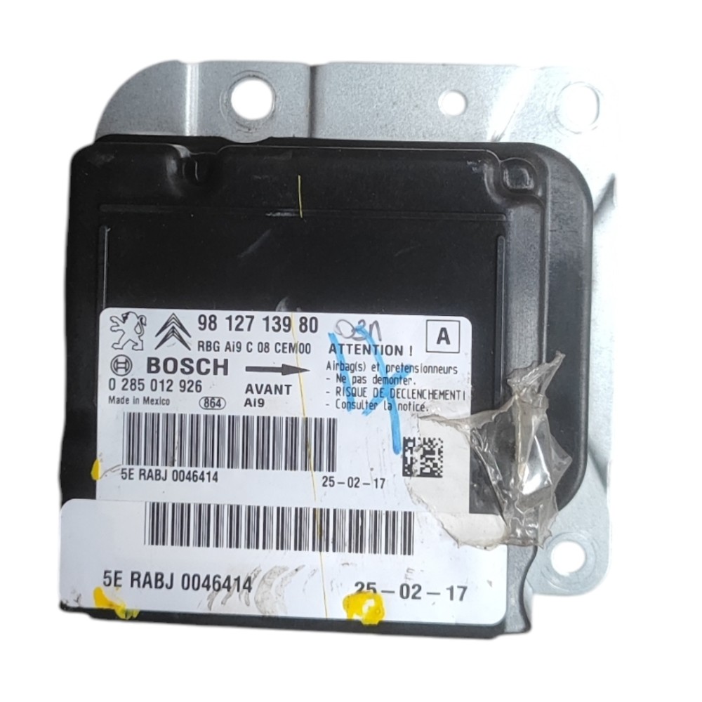 Módulo Airbag Peugeot 208 2014 2015 2016 2017 2018 2019 2020